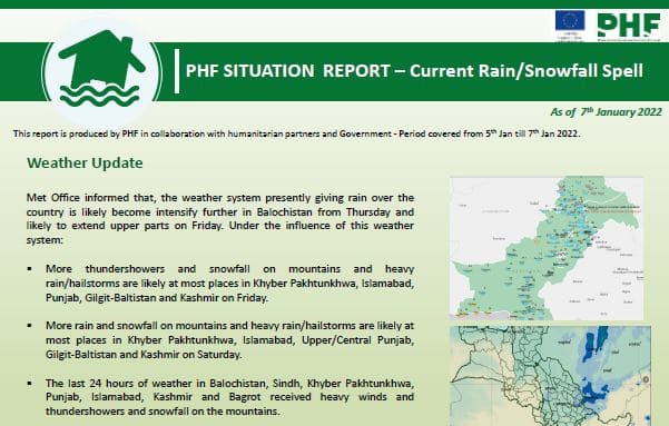 PHF rainfall report 7 JANUARY 2022